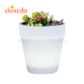 good price Indoor/Outdoor flower solar powered led light decorative solar flower pot